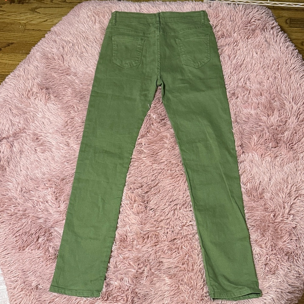 Marshall Boys Olive Green Stretch Jeans - Picture 3 of 7